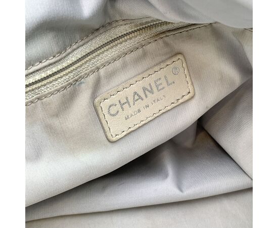 CHANEL Borsa Shopper in Tela Col. Grigio Paris-Biarritz M