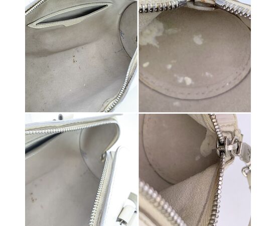 LOUIS VUITTON Borsa a Mano in Pelle Col. Bianco Soufflot M