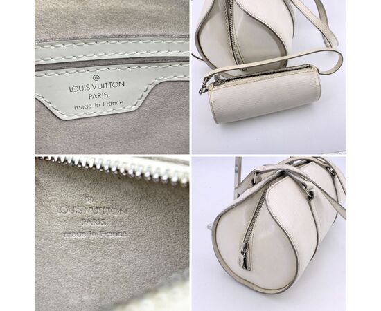 LOUIS VUITTON Borsa a Mano in Pelle Col. Bianco Soufflot M