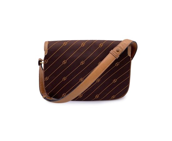 GUCCI Borsa a Tracolla Vintage in Tela Col. Marrone S
