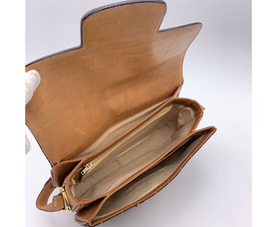 GUCCI Borsa a Tracolla Vintage in Tela Col. Marrone S