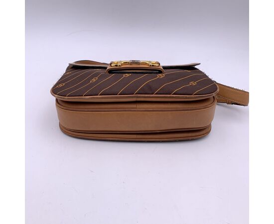 GUCCI Borsa a Tracolla Vintage in Tela Col. Marrone S