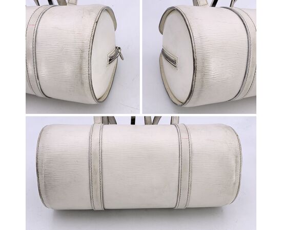 LOUIS VUITTON Borsa a Mano in Pelle Col. Bianco Soufflot M