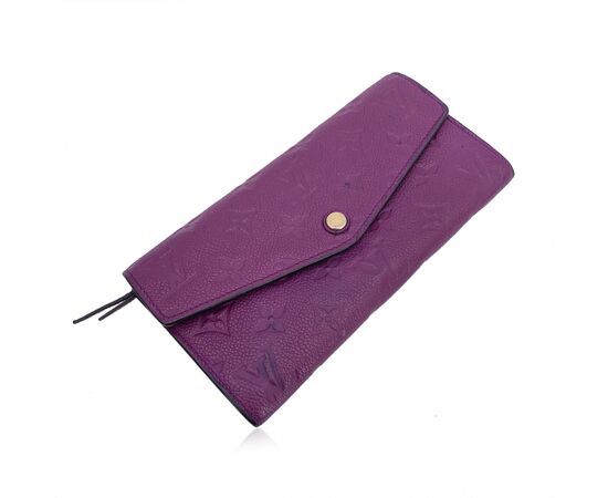 LOUIS VUITTON Portafoglio in Pelle Col. Viola Curieuse M