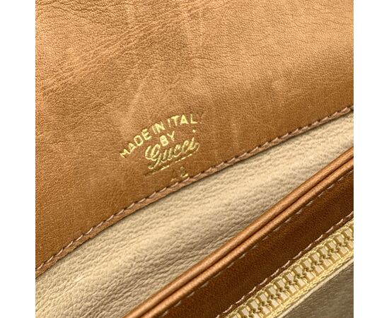 GUCCI Borsa a Tracolla Vintage in Tela Col. Marrone S