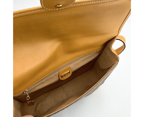 GUCCI Borsa a Tracolla Vintage in Tela Col. Marrone M