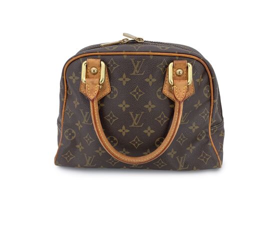 LOUIS VUITTON Borsa a Mano in Tela Col. Marrone Manhattan M