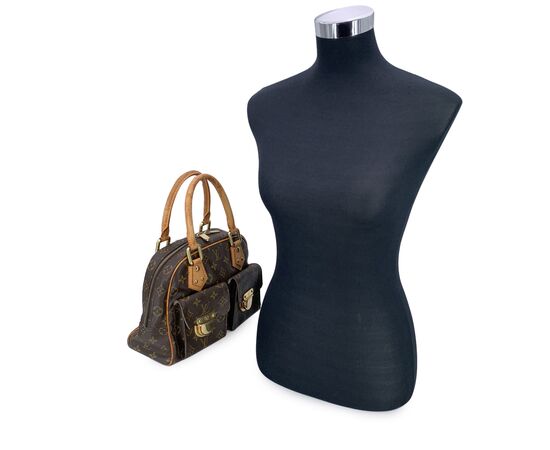 LOUIS VUITTON Borsa a Mano in Tela Col. Marrone Manhattan M