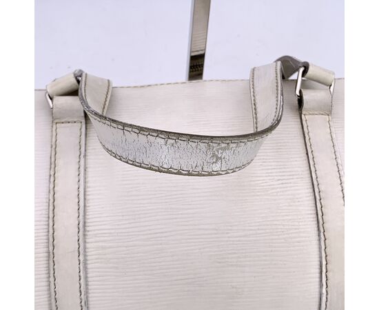 LOUIS VUITTON Borsa a Mano in Pelle Col. Bianco Soufflot M