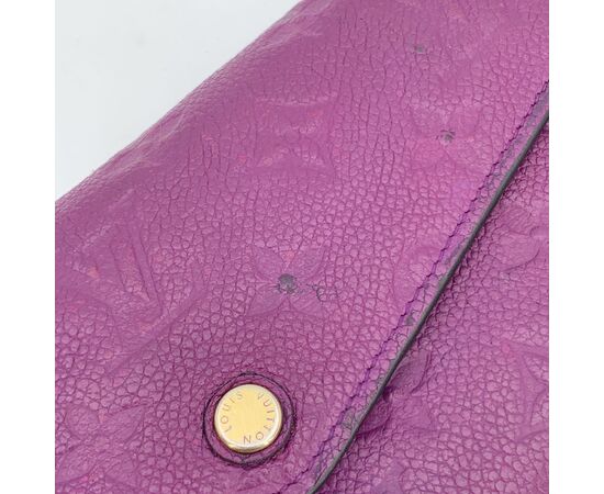 LOUIS VUITTON Portafoglio in Pelle Col. Viola Curieuse M