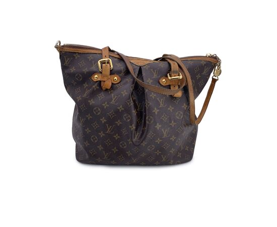 LOUIS VUITTON Borsa Shopper in Tela Col. Marrone Palermo M