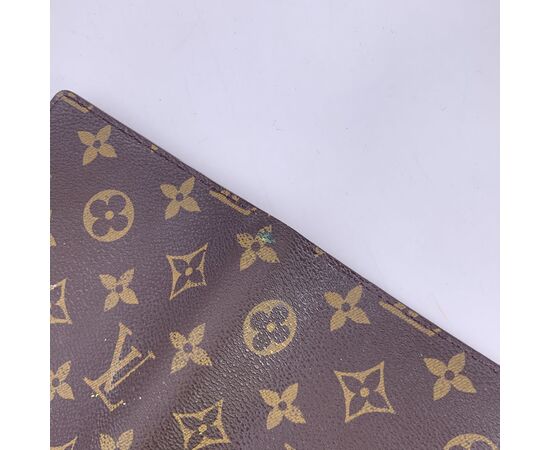 LOUIS VUITTON Accessorio Vintage in Tela Col. Marrone S