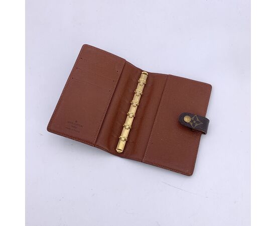 LOUIS VUITTON Accessorio Vintage in Tela Col. Marrone S
