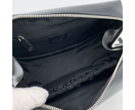 MONTBLANC Borsa da Viaggio in Pelle Col. Nero Meisterstuck M