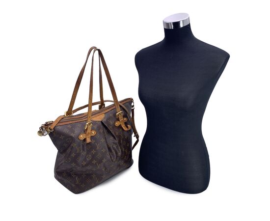 LOUIS VUITTON Borsa Shopper in Tela Col. Marrone Palermo M
