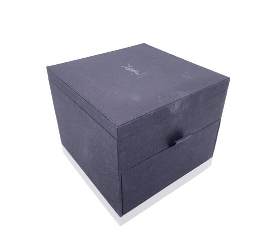 YVES SAINT LAURENT Scatola Home Decor in Tela Col. Nero Chyc M