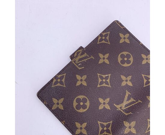 LOUIS VUITTON Accessorio Vintage in Tela Col. Marrone S