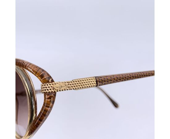DIOR Occhiali da Sole Vintage in Acetato Col. Marrone