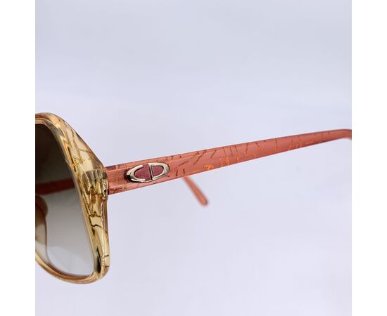 DIOR Occhiali da Sole Vintage in Acetato Col. Oro