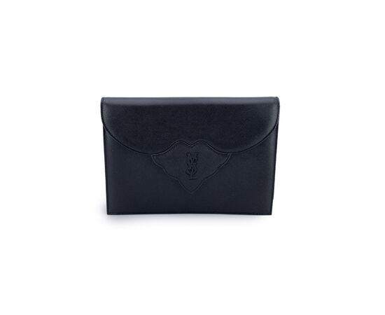YVES SAINT LAURENT Pochette Vintage in Pelle Col. Nero S