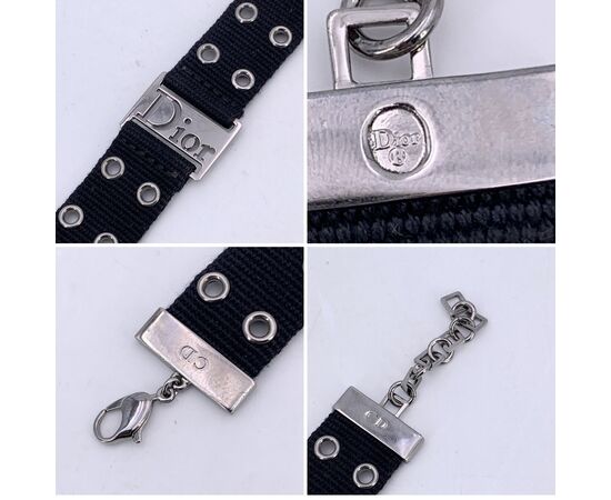 DIOR Bracciale in Tela Col. Nero