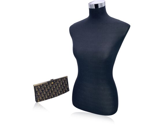 DIOR Pochette Vintage in Tela Col. Blu Diorissimo S