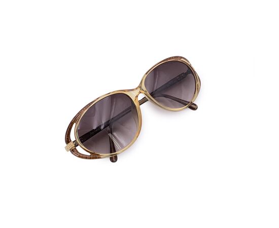 DIOR Occhiali da Sole Vintage in Acetato Col. Marrone
