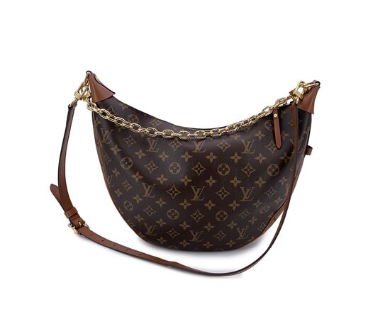 LOUIS VUITTON Borsa a Tracolla in Tela Col. Marrone Loop M