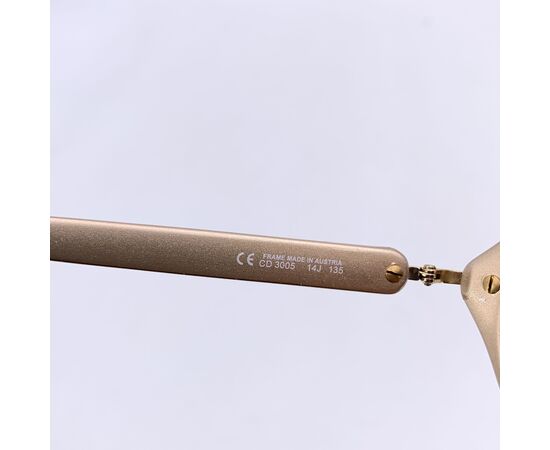 DIOR Occhiali da Sole Vintage in Acetato Col. Oro