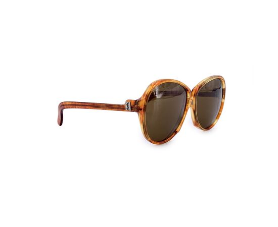 YVES SAINT LAURENT Occhiali da Sole Vintage in Acetato Col. Marrone