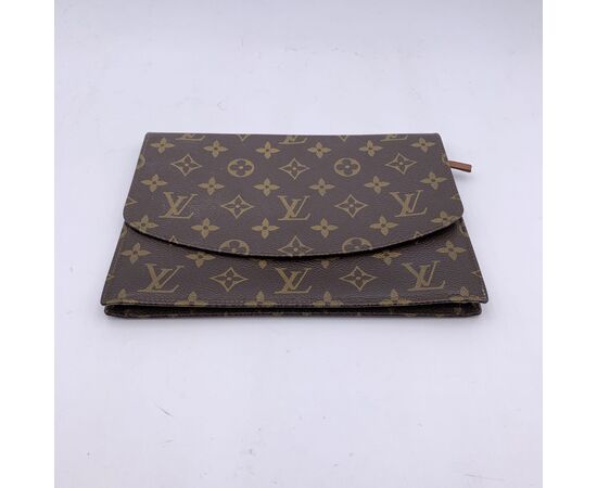 LOUIS VUITTON Pochette Vintage in Tela Col. Marrone Rabat S