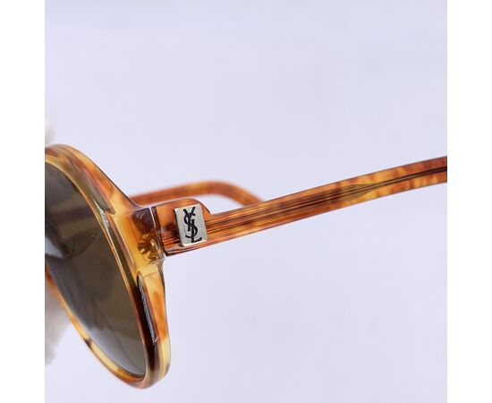 YVES SAINT LAURENT Occhiali da Sole Vintage in Acetato Col. Marrone