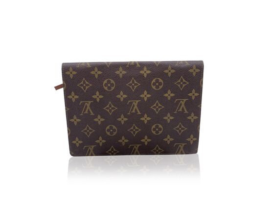 LOUIS VUITTON Pochette Vintage in Tela Col. Marrone Rabat S
