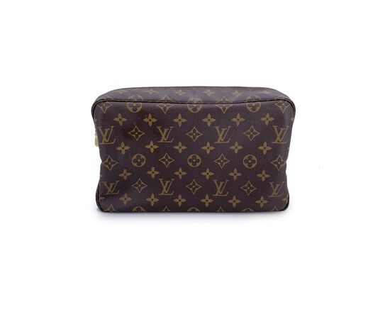LOUIS VUITTON Pochette in Tela Col. Marrone Trousse de Toilette M