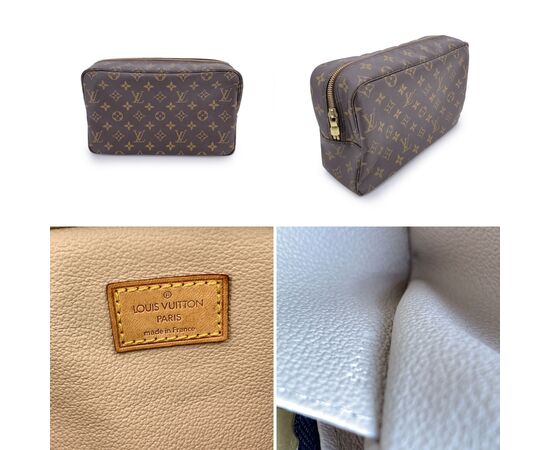 LOUIS VUITTON Pochette in Tela Col. Marrone Trousse de Toilette M