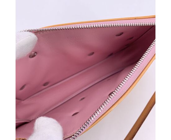 LOUIS VUITTON Pochette in Pelle Lucida Col. Beige Lexington S