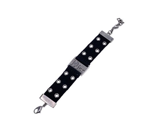 DIOR Bracciale in Tela Col. Nero