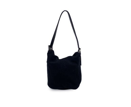 FENDI Borsa a Tracolla in Tela Col. Nero Baguette S