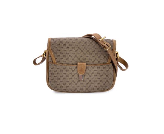 GUCCI Borsa a Tracolla Vintage in Tela Col. Beige Ophidia M