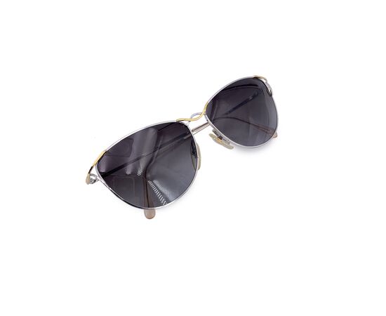 FENDI Occhiali da Sole Vintage in Metallo Col. Argento
