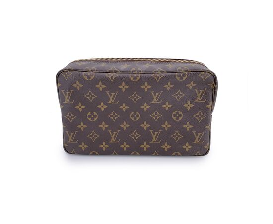 LOUIS VUITTON Pochette in Tela Col. Marrone Trousse de Toilette M