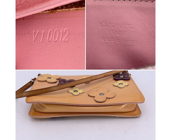 LOUIS VUITTON Pochette in Pelle Lucida Col. Beige Lexington S