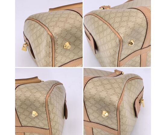 CELINE Borsa a Mano Vintage in Tela Col. Beige Macadam M