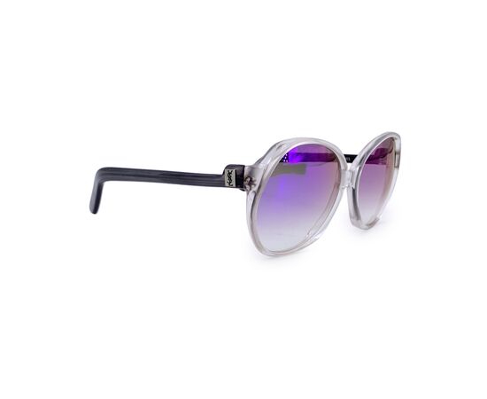YVES SAINT LAURENT Occhiali da Sole Vintage in Acetato Col. Bianco