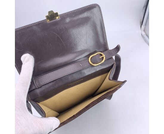 GUCCI Borsa a Tracolla Vintage in Camoscio Col. Marrone Ophidia M
