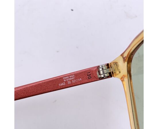 Occhiali da Sole Vintage in Acetato Col. Giallo