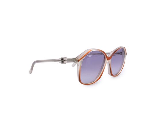 YVES SAINT LAURENT Occhiali da Sole Vintage in Acetato Col. Marrone