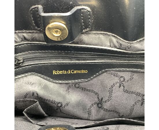 ROBERTA DI CAMERINO Borsa a Mano in Tela Col. Grigio M