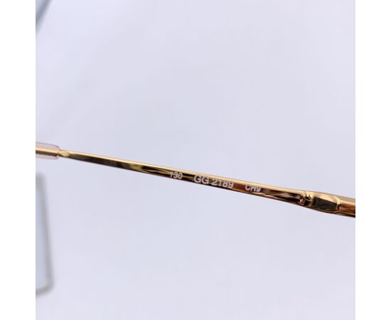GUCCI Occhiali da Sole Vintage in Acetato Col. Bianco