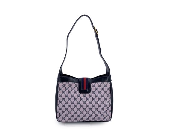 GUCCI Borsa a Tracolla Vintage in Tela Col. Blu M